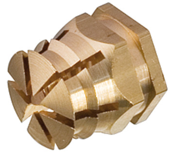 Hafele Распорная муфта латунь M6 B=8/12мм, упаковка - 100 штук, 039.00.061